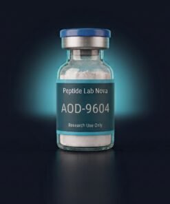 Buy AOD-9604 Online 5mg and 10mg lyophilized research peptide vials with batch-matched COA from PeptideLabNova